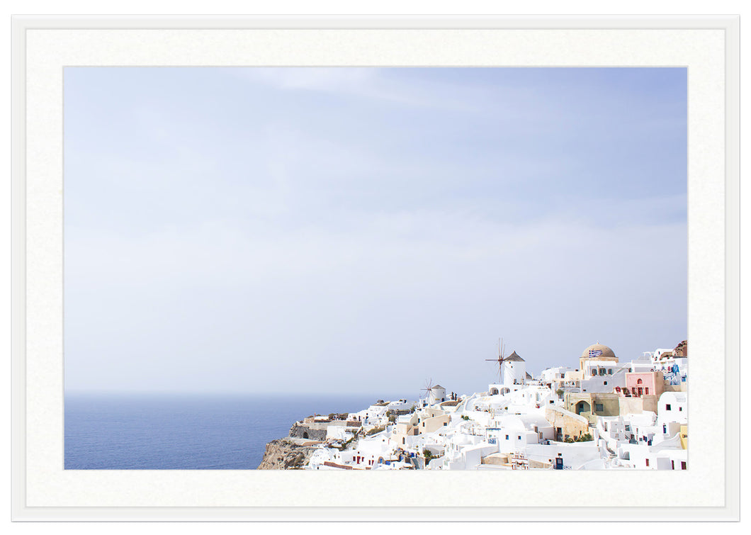 Santorini Sun Framed Photograph