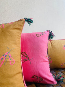 Chocolate Butterflies Cushion Covers by Hathi Home